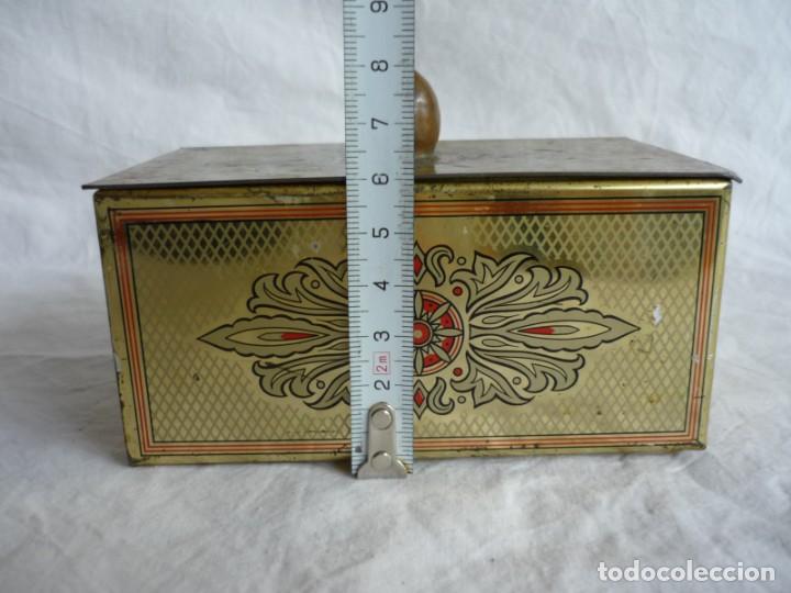 Cajas y cajitas met&aacute;licas: Antigua caja de chapa - Foto 12