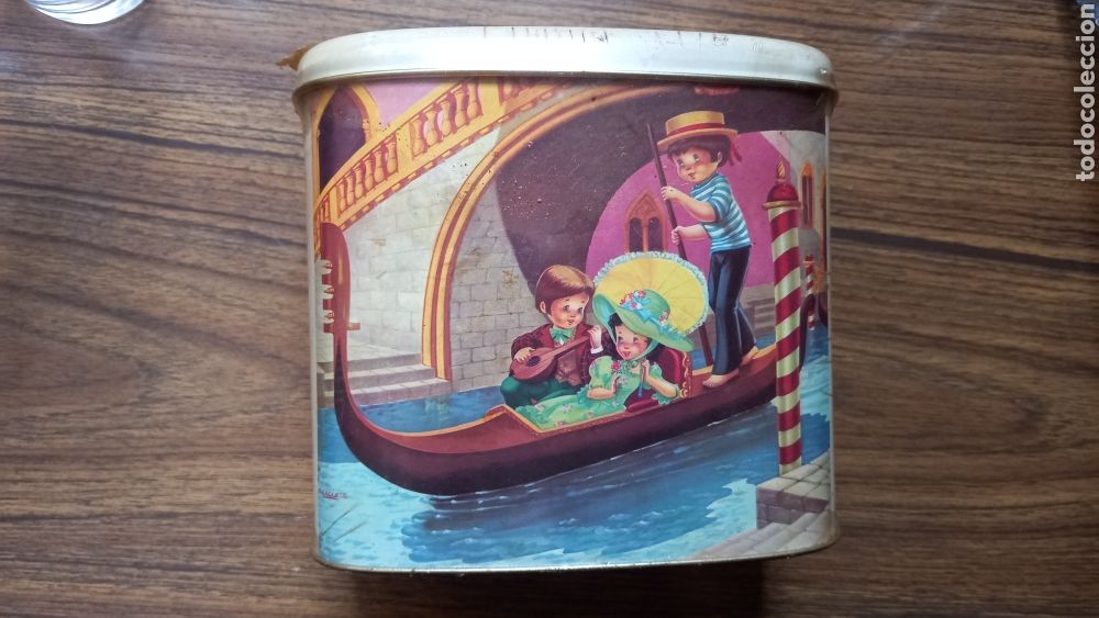 Cajas y cajitas met&aacute;licas: Caja de caramelos Elgorriaga sin abrir