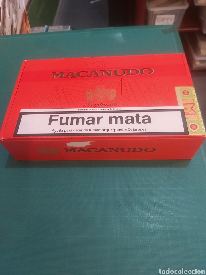 Boxes and metal boxes: 20 cugars macanudo insdpirado caja vac&iacute;a puros