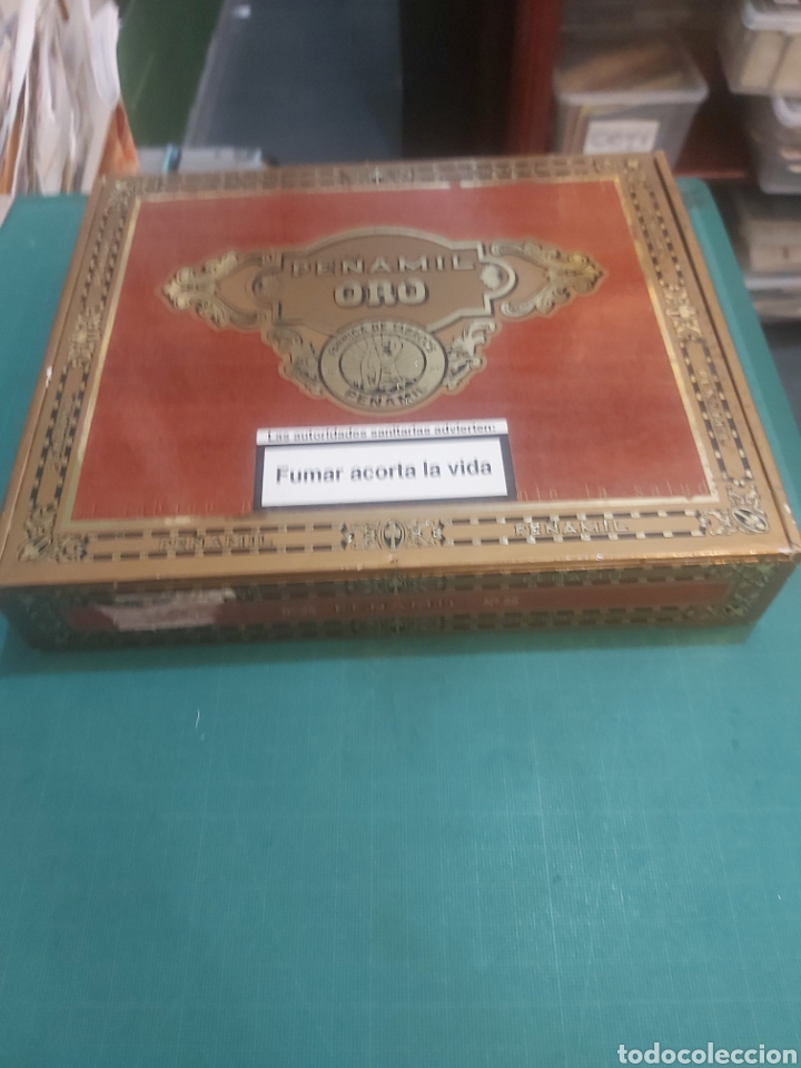 Cajas y cajitas met&aacute;licas: N&uacute;mero 25 pe&ntilde;amil oro - Foto 1