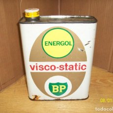 Cajas y cajitas metálicas: ANTIGUA LATA DE ACEITE BP ENERGOL DE 2 LITROS