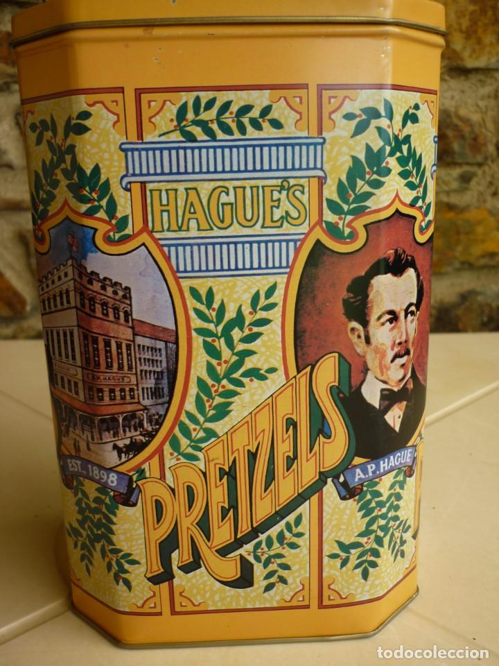 Bo&icirc;tes et petites bo&icirc;tes m&eacute;talliques: CAJA METAL PRETZELS HAGUE'S