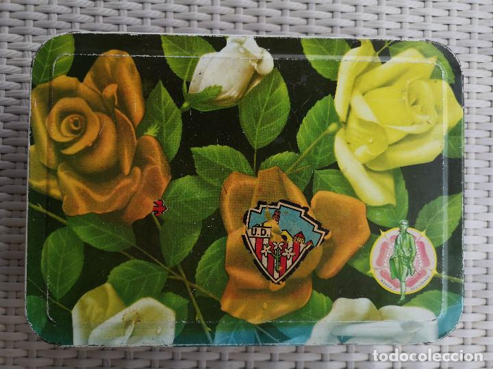 Caixas e caixinhas met&aacute;licas: CAJA MET&Aacute;LICA ANTIGUA - GALLETAS RODRIGUEZ REUS - 1966