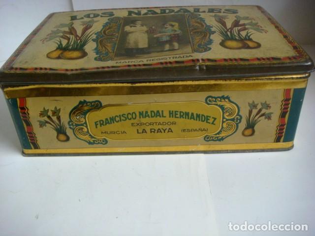 Blechdosen und Kisten: CAJA METALICA ANTIGUA DE AZAFRAN PURO LOS NADALES-(&)