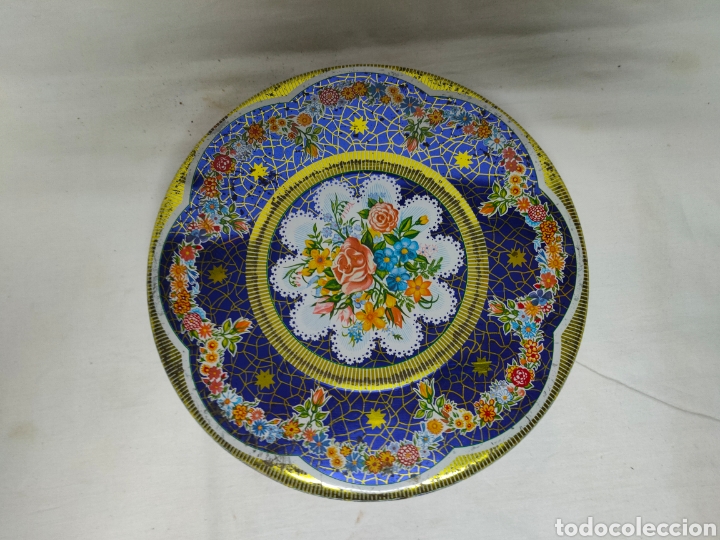 Boxes and metal boxes: CAJA MET&Aacute;LICA LITOGRAFIADA TOFFEE CHOCOLATE.VDA.DE SOLANO .LOGRO&Ntilde;O.