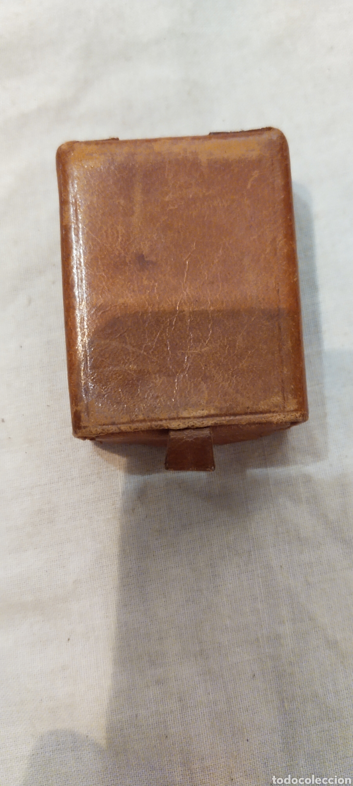 Cajas y cajitas met&aacute;licas: Caja de cerillas de cuero - Foto 2