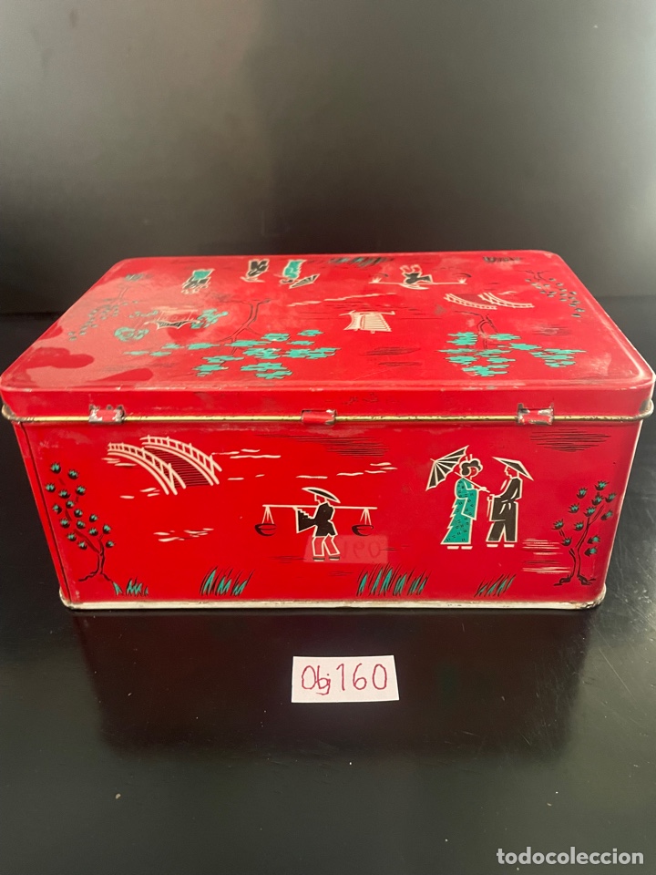 Cajas y cajitas met&aacute;licas: Cajas de cola cao antigua - Foto 2