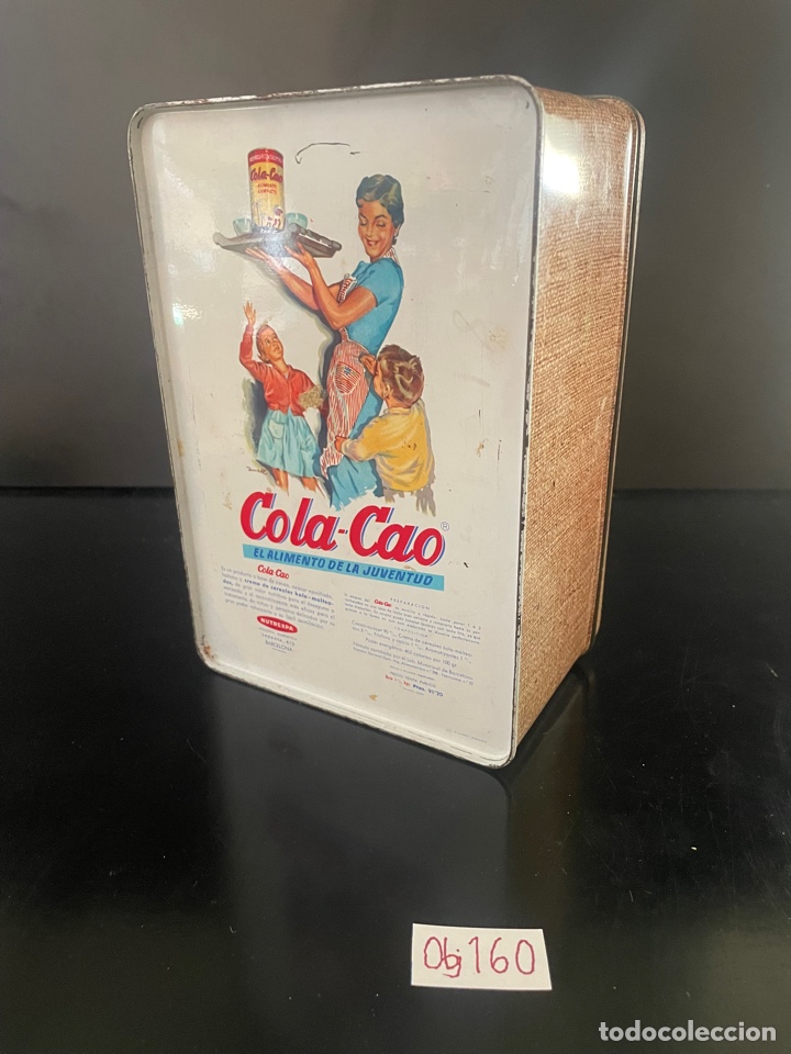Cajas y cajitas met&aacute;licas: Cajas de cola cao antigua - Foto 3