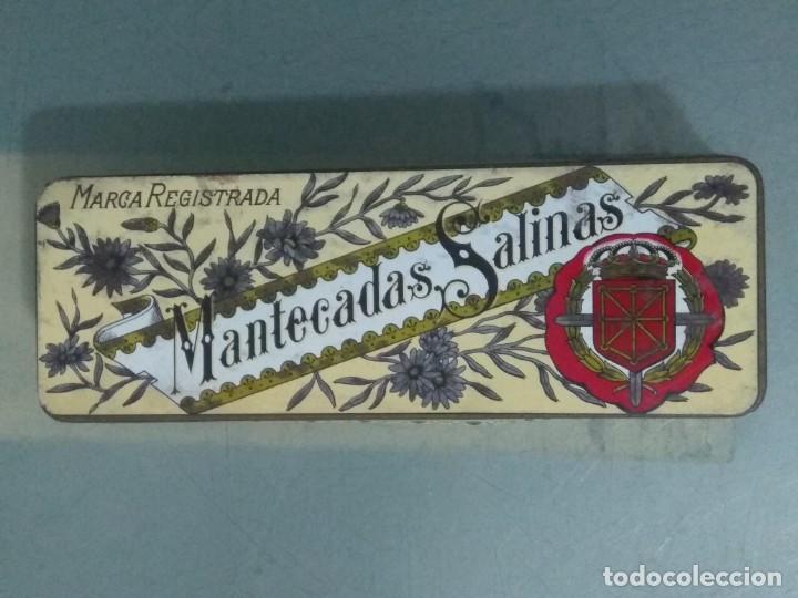 Cajas y cajitas met&aacute;licas: CAJA LATA MANTECADAS SALINAS (TUDELA)