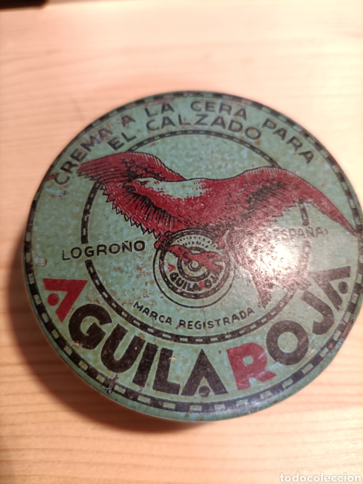 Boxes and metal boxes: Caja lata &Aacute;guila roja cera para calzado