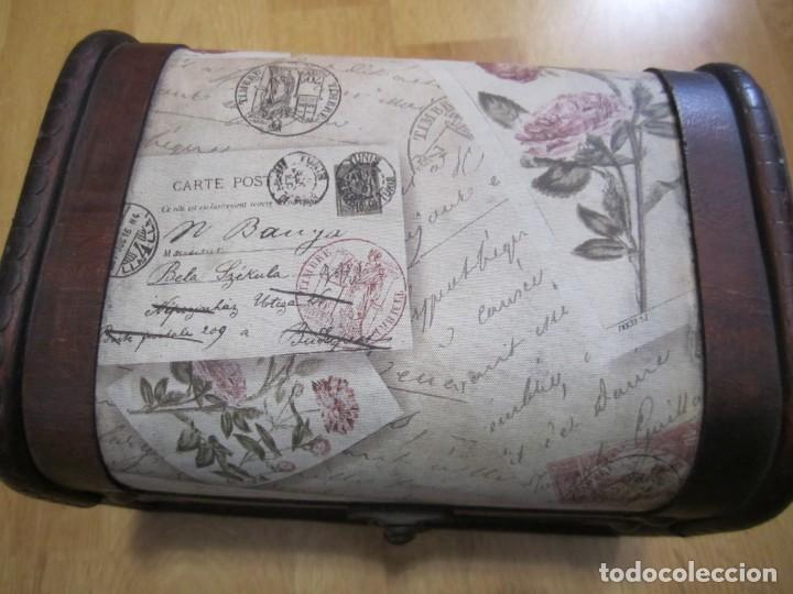 Cajas y cajitas met&aacute;licas: caja madera vintage - Foto 2