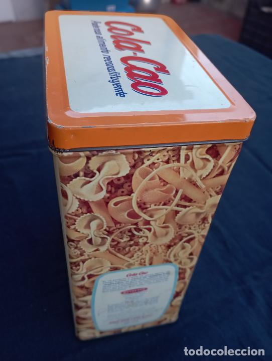 Cajas y cajitas met&aacute;licas: CAJA COLA CAO LATA COLACAO, DISE&Ntilde;O PASTA.