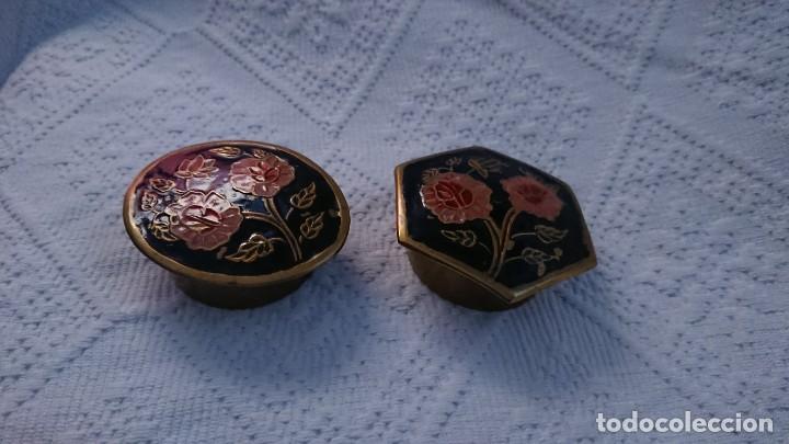 Cajas y cajitas met&aacute;licas: DOS CAJITAS ESMALTADAS - Foto 7