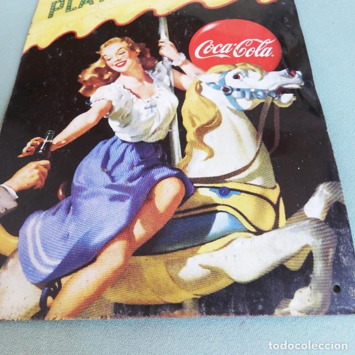 Cajas y cajitas met&aacute;licas: Chapa Coca Cola Play refreshed - Foto 2