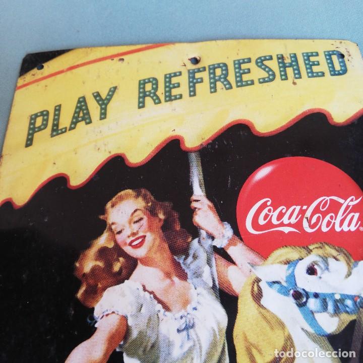 Cajas y cajitas met&aacute;licas: Chapa Coca Cola Play refreshed - Foto 3