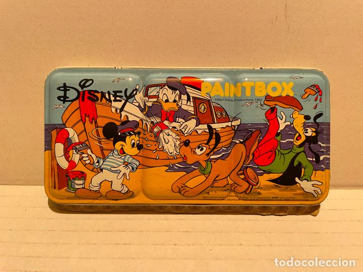Cajas y cajitas met&aacute;licas: CAJA DE ACUARELAS A&Ntilde;OS 70 CHAPA