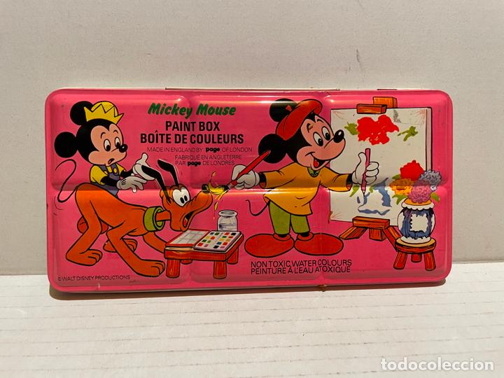 Cajas y cajitas met&aacute;licas: CAJA DE CHAPA DE ACUARELAS A&Ntilde;OS 70 CHAPA