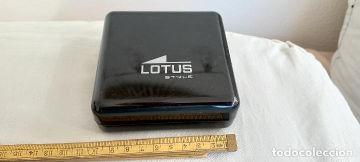 Cajas y cajitas met&aacute;licas: CAJA JOYERO O ESTUCHE VACIO, PARA COLLAR, PULSERA O GARGANTILLA LOTUS STYLE. 10X10X3,7CM