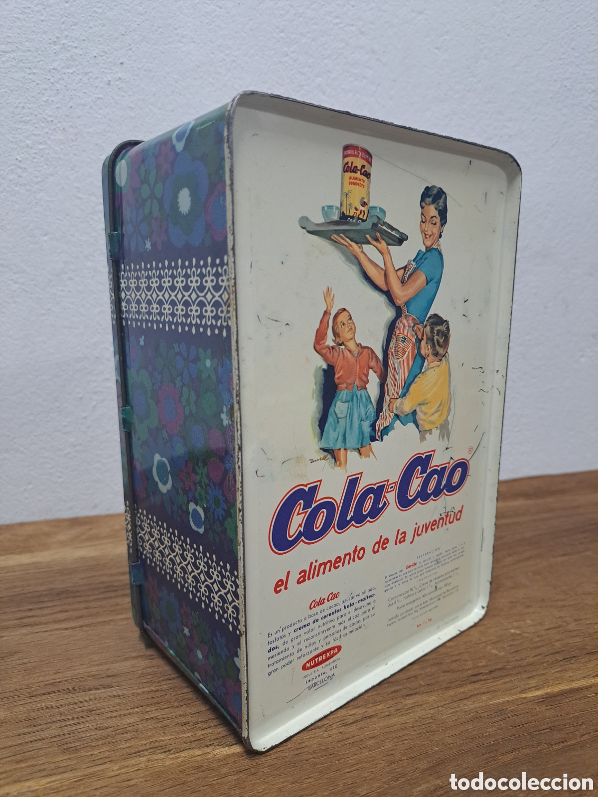 bonita caja flores. caja de cartón. - Compra venta en todocoleccion