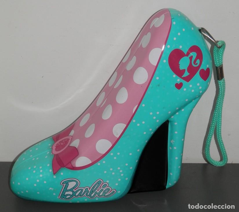 Cajas y cajitas met&aacute;licas: UNA LATA/CAJA METALICA-EN FORMA DE TAC&Oacute;N BARBIE (SE ENVIA VACIA)