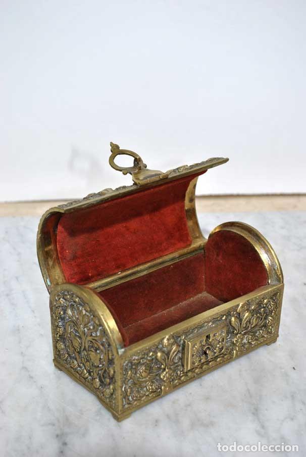 Cajas y cajitas met&aacute;licas: CAJA COFRE O JOYERO DE BRONCE - Foto 6