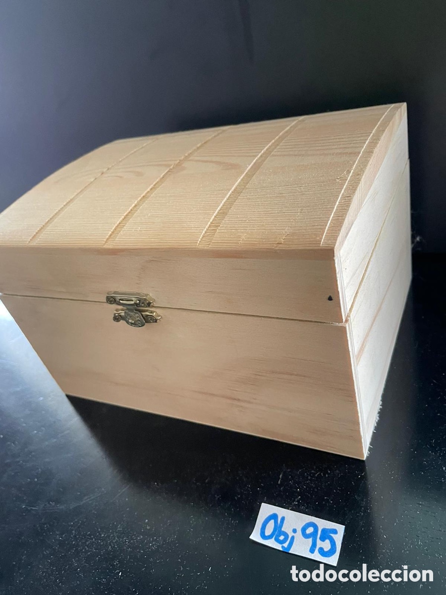 Cajas y cajitas met&aacute;licas: Caja joyero de madera - Foto 2