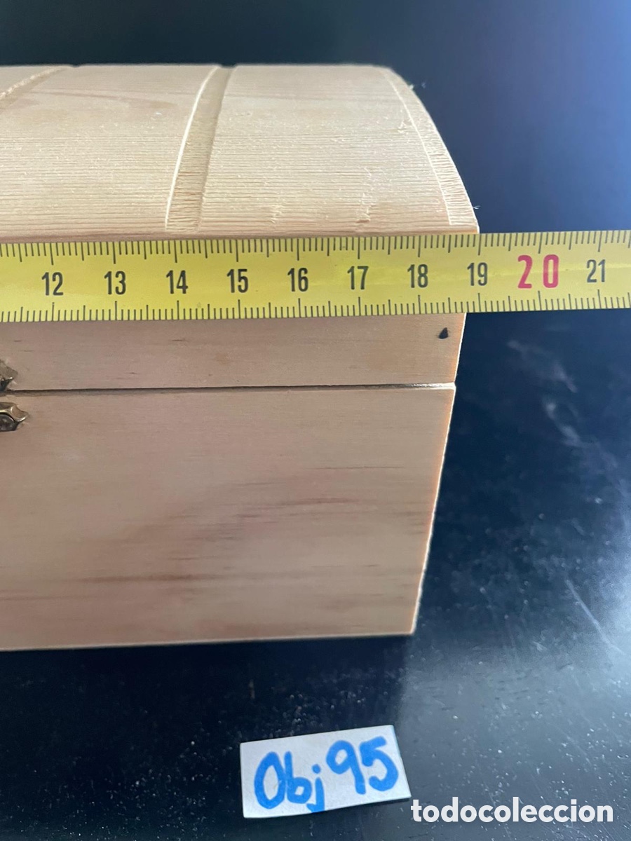Cajas y cajitas met&aacute;licas: Caja joyero de madera - Foto 5