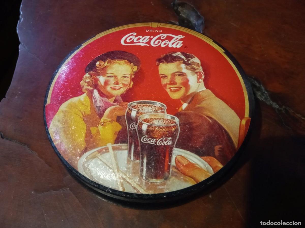 Bo&icirc;tes et petites bo&icirc;tes m&eacute;talliques: CAJA METALICA DE COCACOLA REDONDA