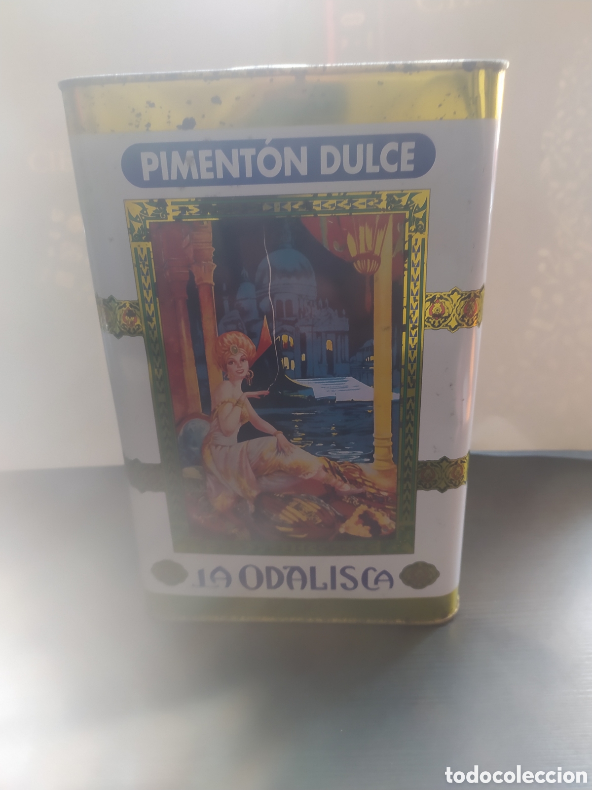 Cajas y cajitas met&aacute;licas: Lata de piment&oacute;n dulce la odalisca - Foto 1