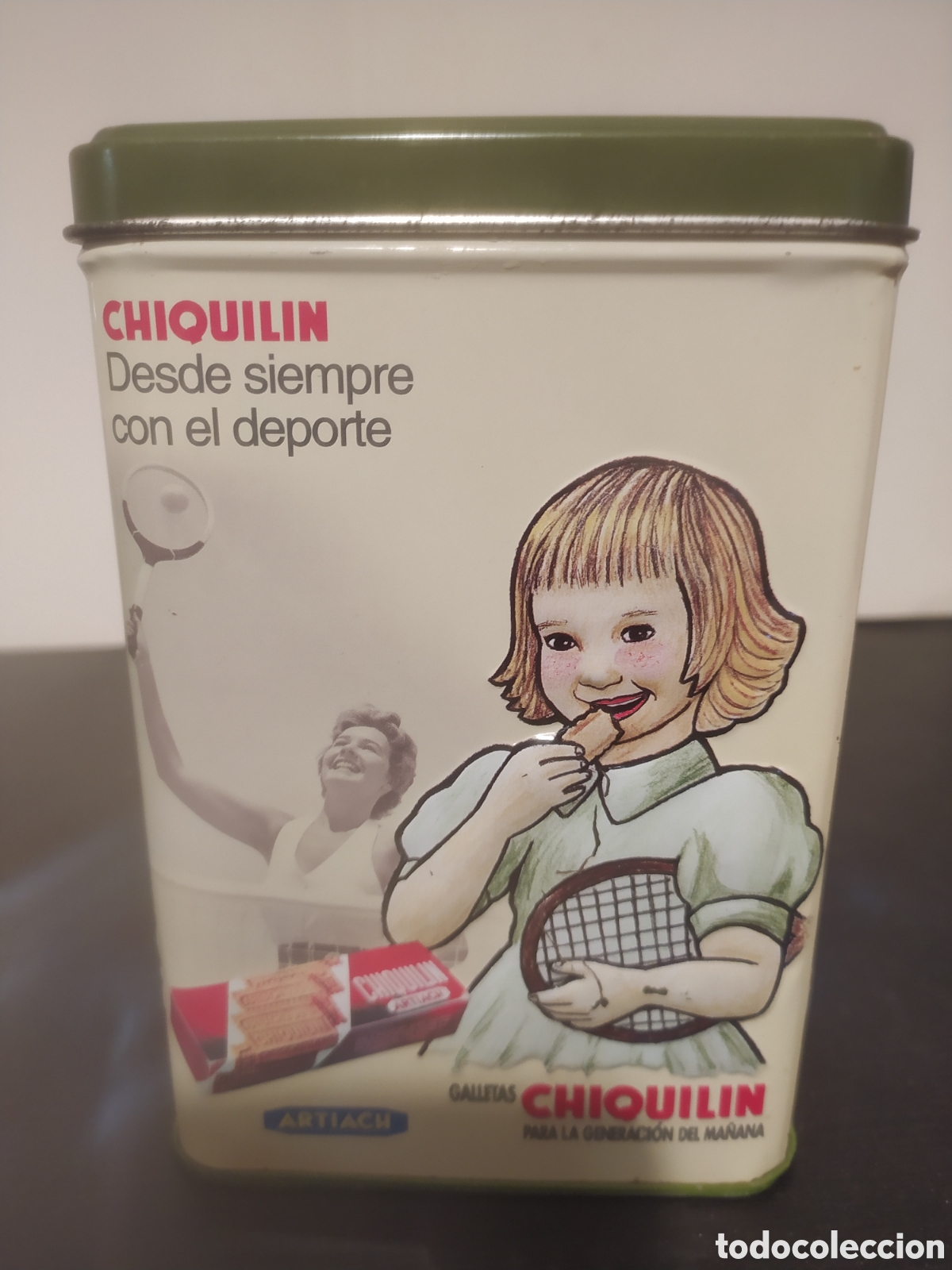 Cajas y cajitas met&aacute;licas: Lata de galletas chiquil&iacute;n Artiach