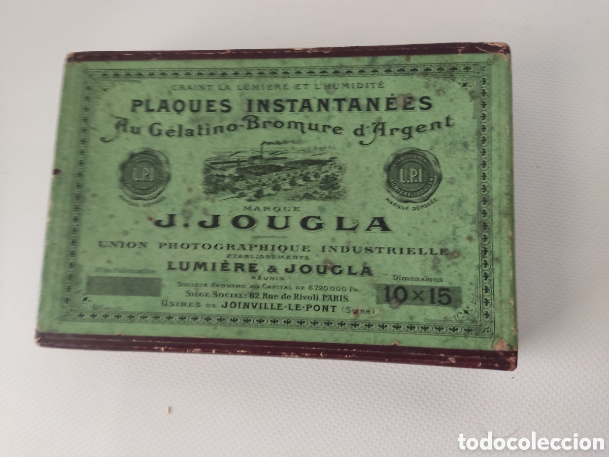 Cajas y cajitas met&aacute;licas: PLAQUES INSTANTAN&Eacute;ES AU G&Eacute;LATINO BROMURE D'ARGENT J. JOULA.