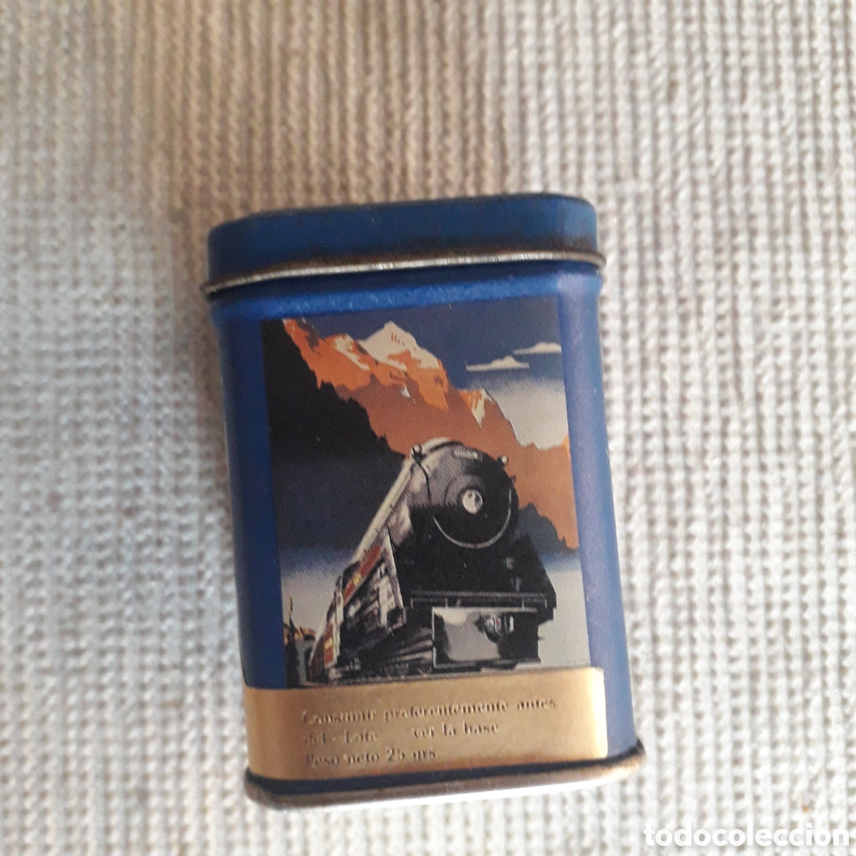 Caixas e caixinhas met&aacute;licas: Lata de t&eacute; negro earl grey 6x4