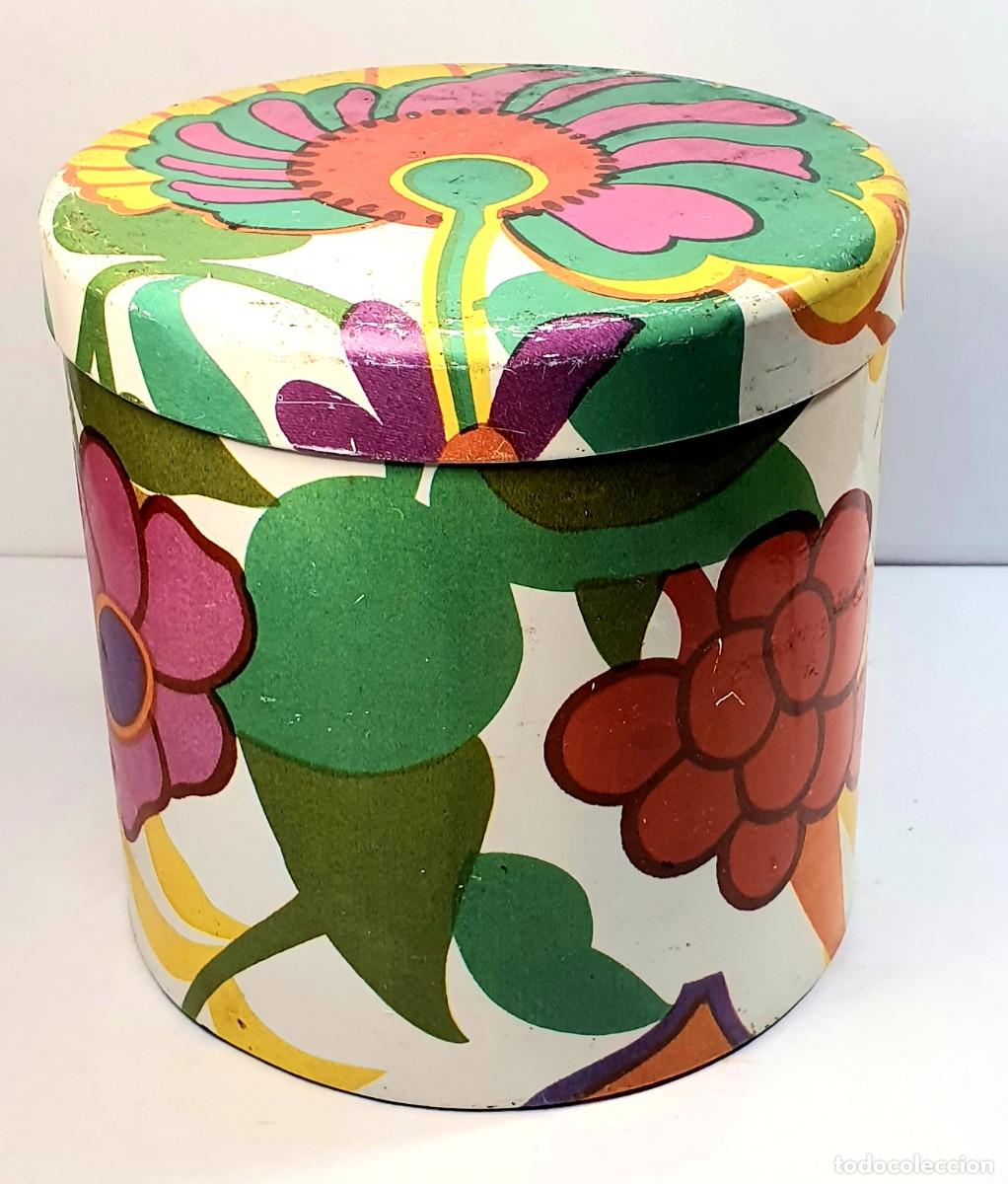 Cajas y cajitas met&aacute;licas: ANTIGUA LATA COLA CAO REDONDA