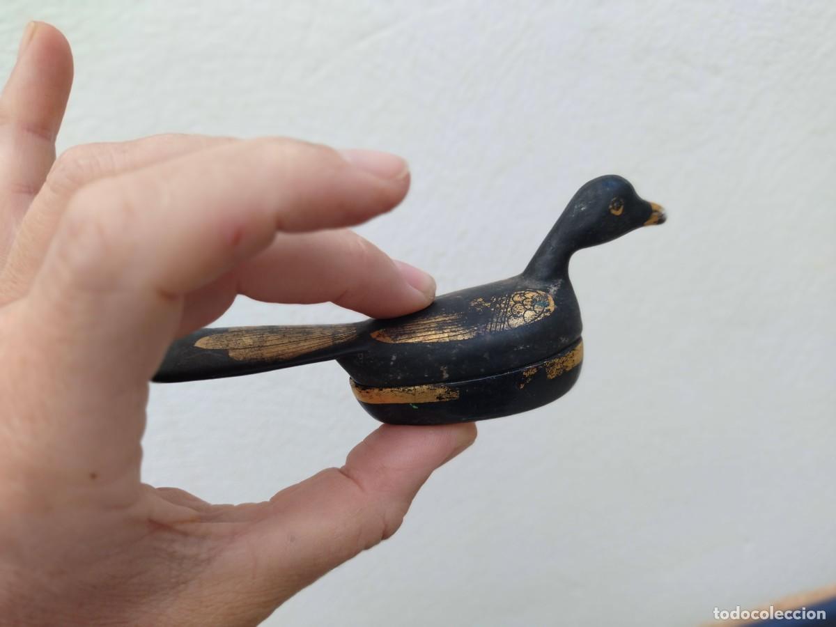 Caixas e caixinhas met&aacute;licas: Caja madera pajaro