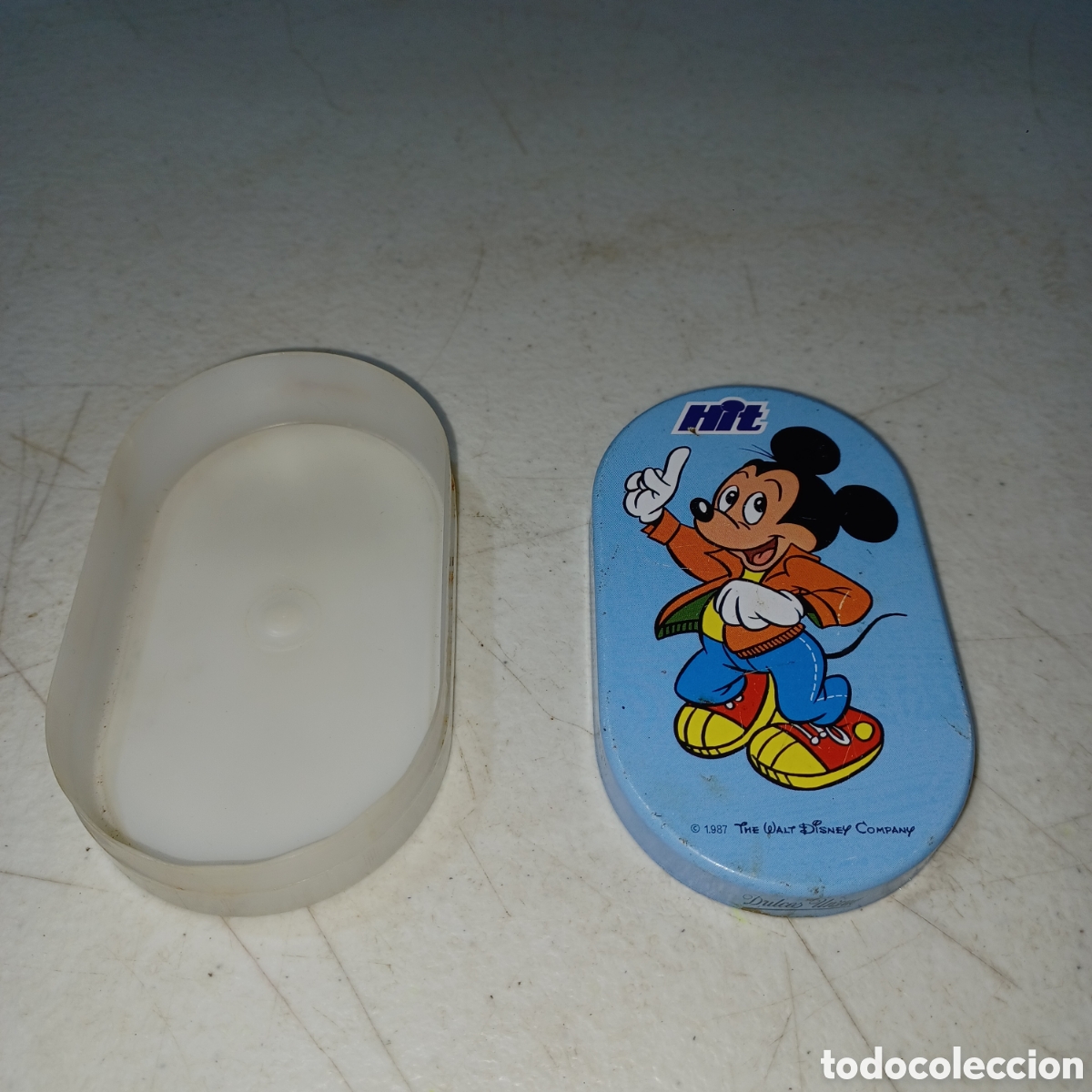 Cajas y cajitas met&aacute;licas: Caja dulces Unzue HIT MICKEY MOUSE 1987 THE WALT DISNEY COMPANY