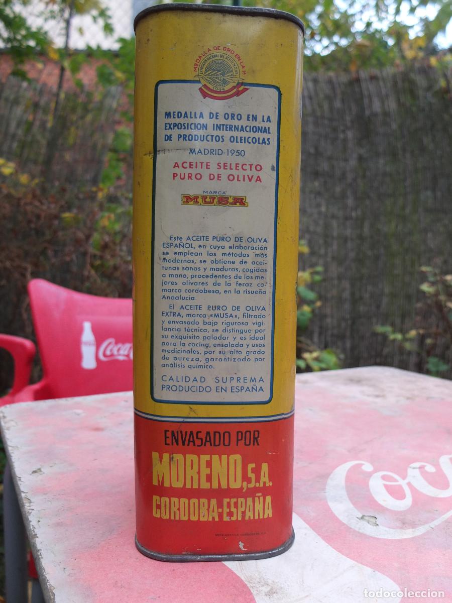 Cajas y cajitas met&aacute;licas: Lata aceite Musa - Foto 2