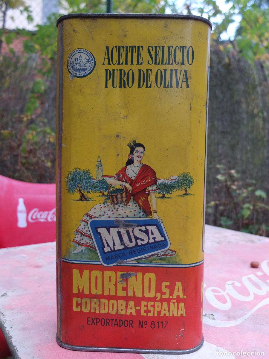 Cajas y cajitas met&aacute;licas: Lata aceite Musa - Foto 3