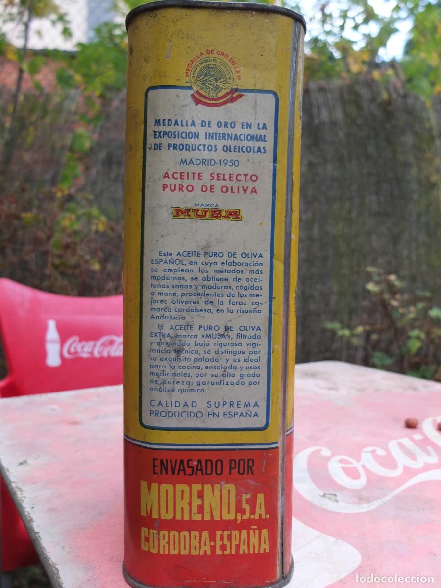 Cajas y cajitas met&aacute;licas: Lata aceite Musa - Foto 4