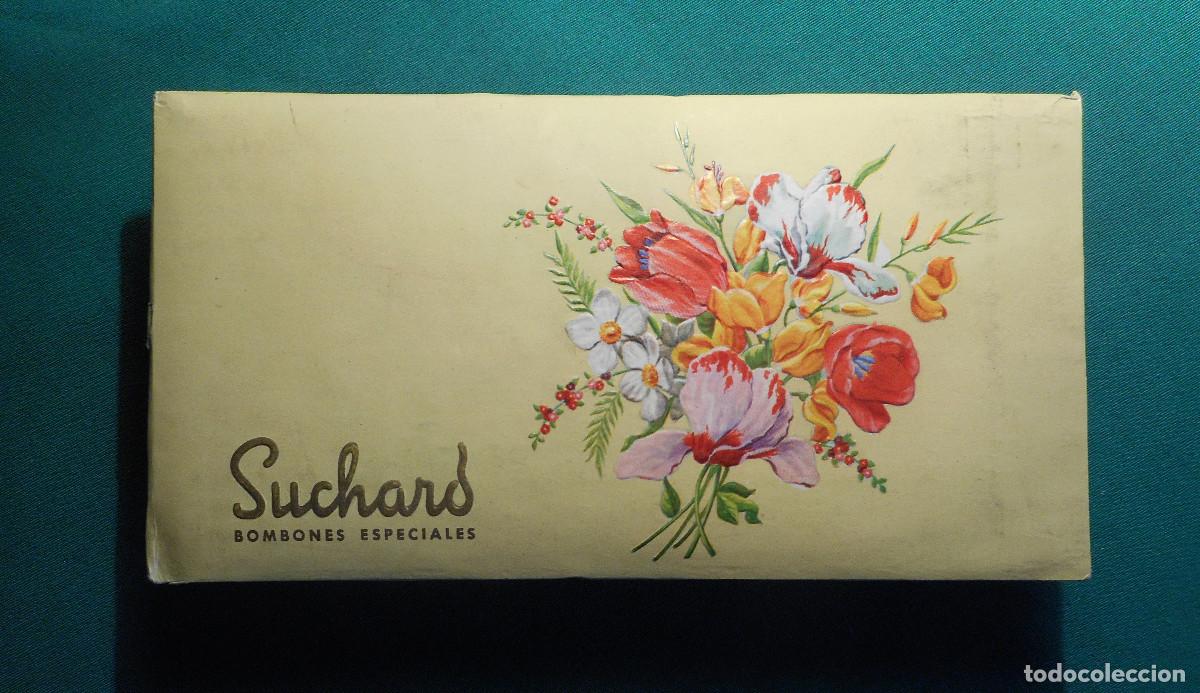 Cajas y cajitas met&aacute;licas: CAJA DE BOMBONES SUCHARD CON PRECINTO - A&Ntilde;OS 40 / 50