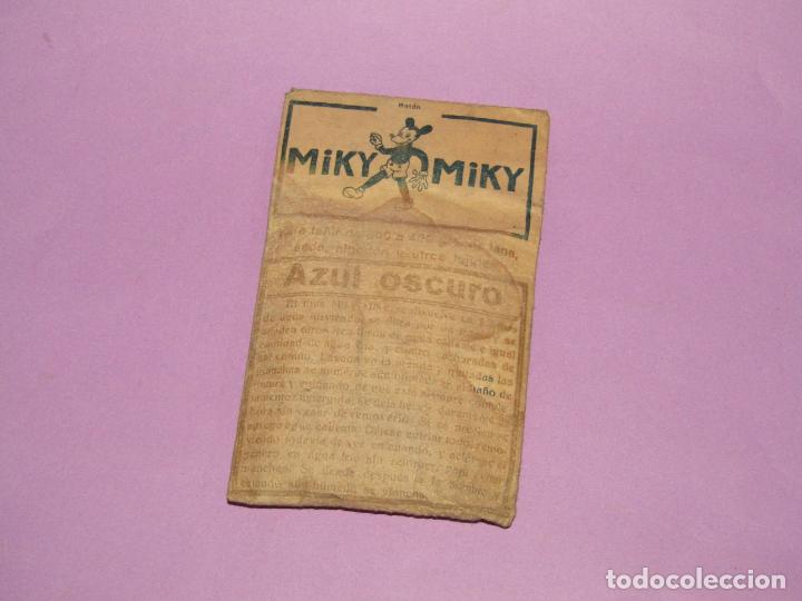 Cajas y cajitas met&aacute;licas: Antiguo Sobre sin Abrir Tinte Color Azul Oscuro para Ropa de Algod&oacute;n y Otros Marca Rat&oacute;n MIKY-MIKY