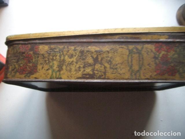 Cajas y cajitas met&aacute;licas: Lata de azafr&aacute;n tema Quijote - Foto 2