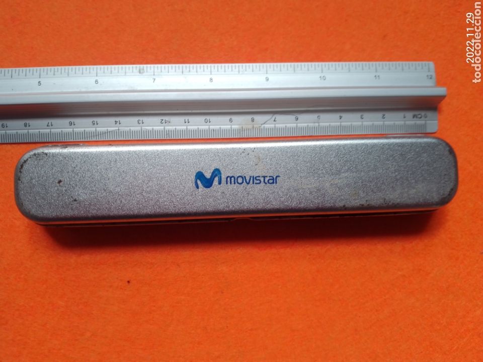 Blechdosen und Kisten: MOVISTAR - LATA METALICA PARA BOLIGRAFO