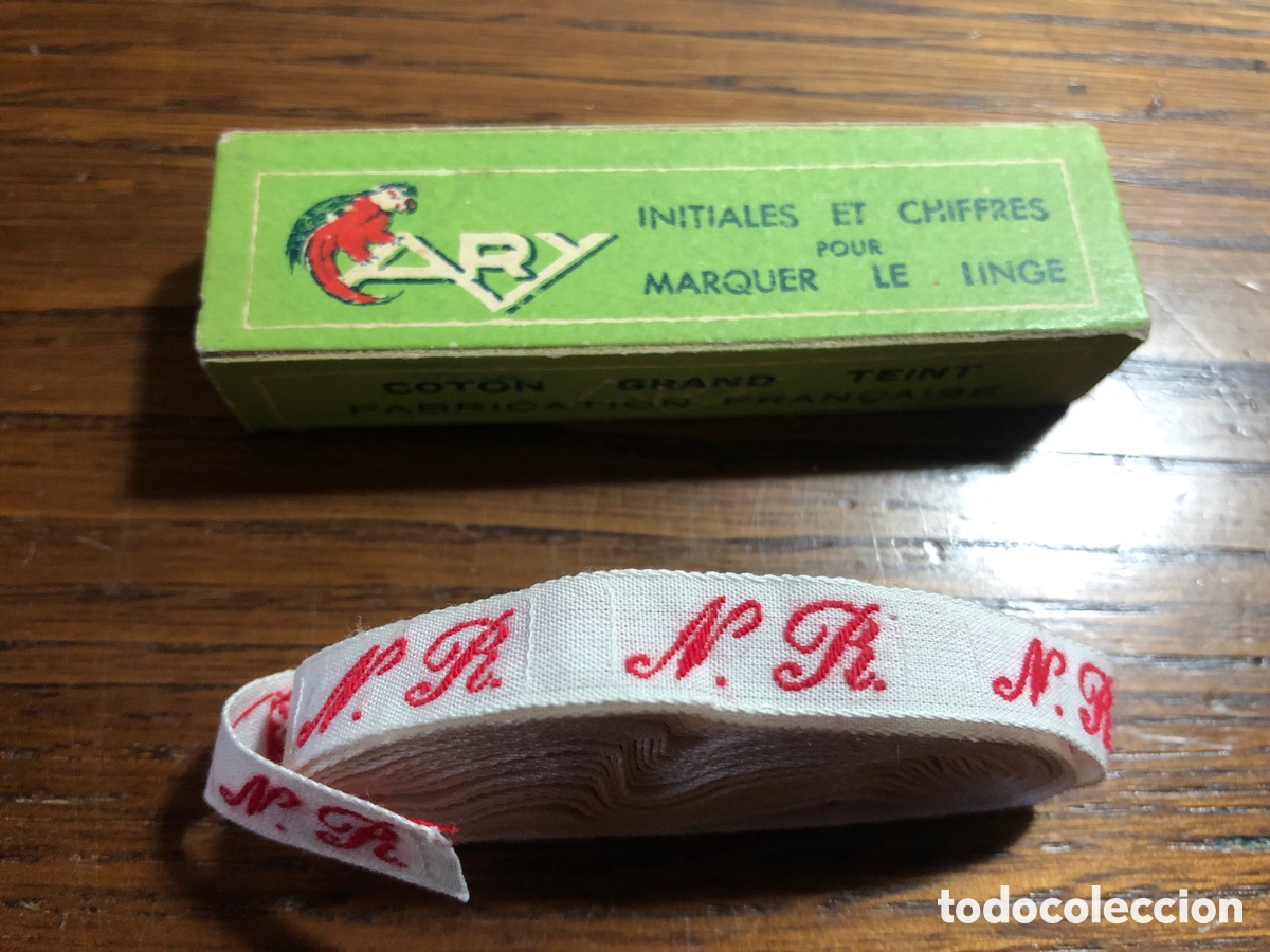 Cajas y cajitas met&aacute;licas: CAJA CON CINTA CON INICIALES COTON FABRICATION FRAN&Ccedil;AISE NR
