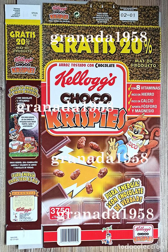 Blechdosen und Kisten: ENVASE CAJA CART&Oacute;N KELLOGG'S CHOCO KRISPIES NO MATUTANO NI TAZOS