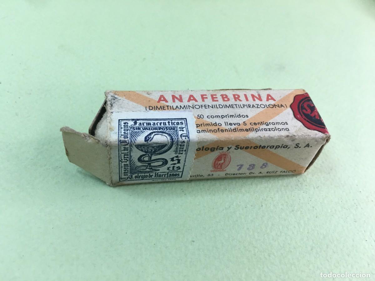 Boxes and metal boxes: CAJA DE FARMACIA ANAFEBRINA DE IBYS