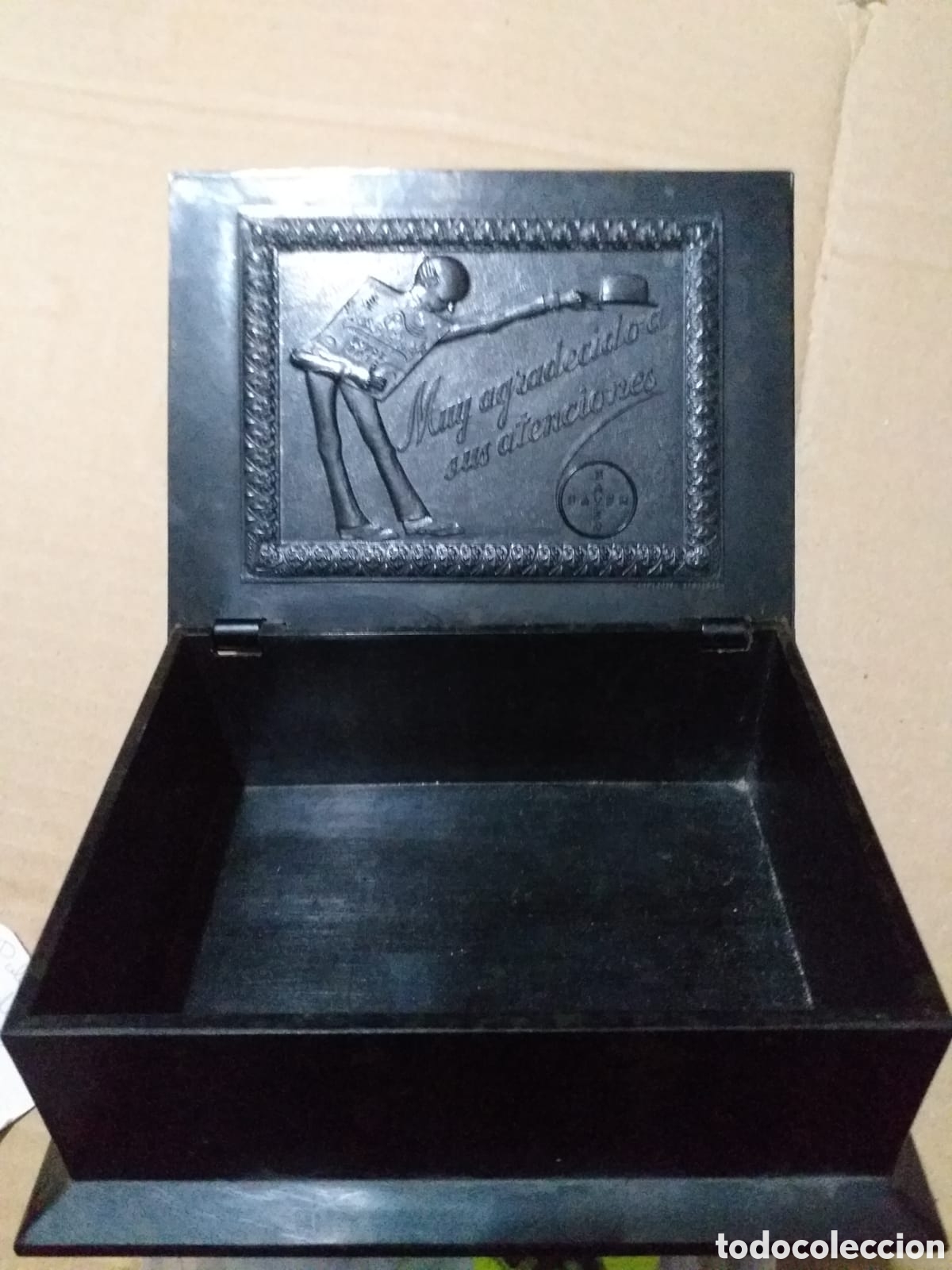 Cajas y cajitas met&aacute;licas: Caja de baquelita de bayer - Foto 4