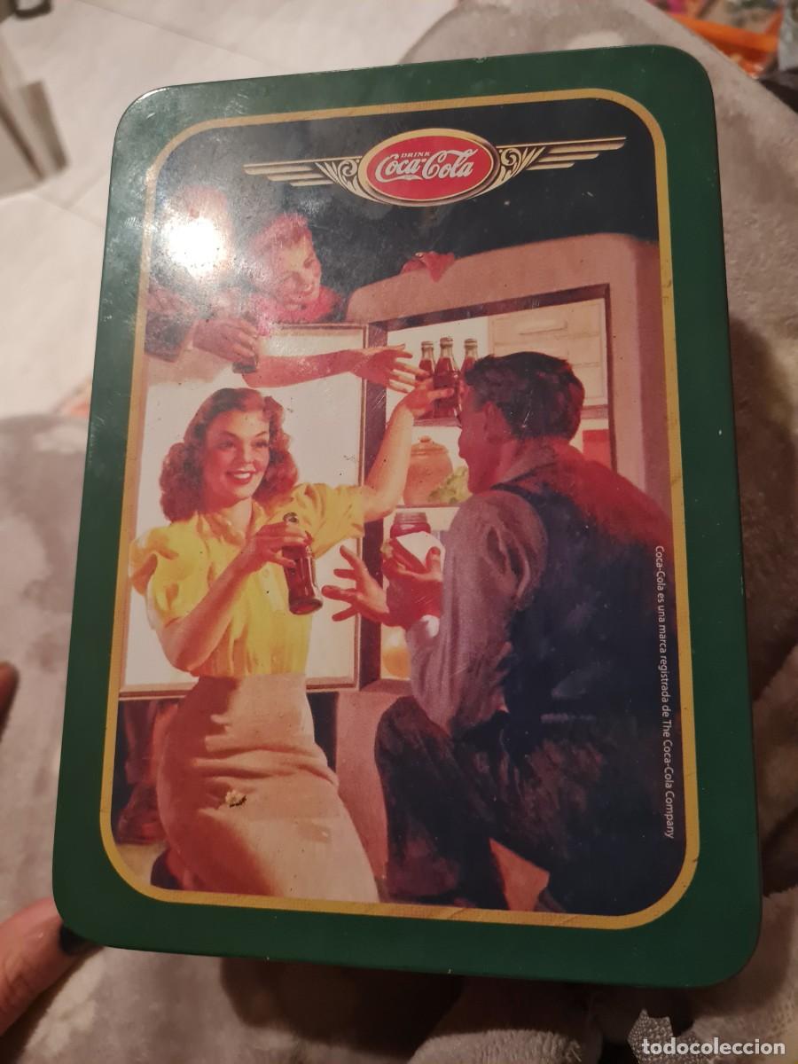 Cajas y cajitas met&aacute;licas: CAJA ANTIGUA MET&Aacute;LICA COCACOLA