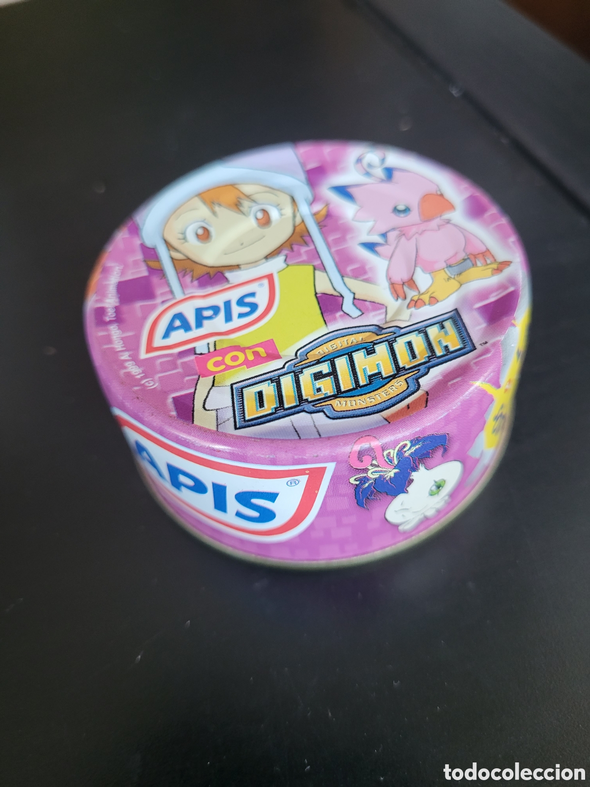 Cajas y cajitas met&aacute;licas: LATA SORPRESA NUEVA DIGIMON MONSTER DE FOIE GRAS APIS 1999