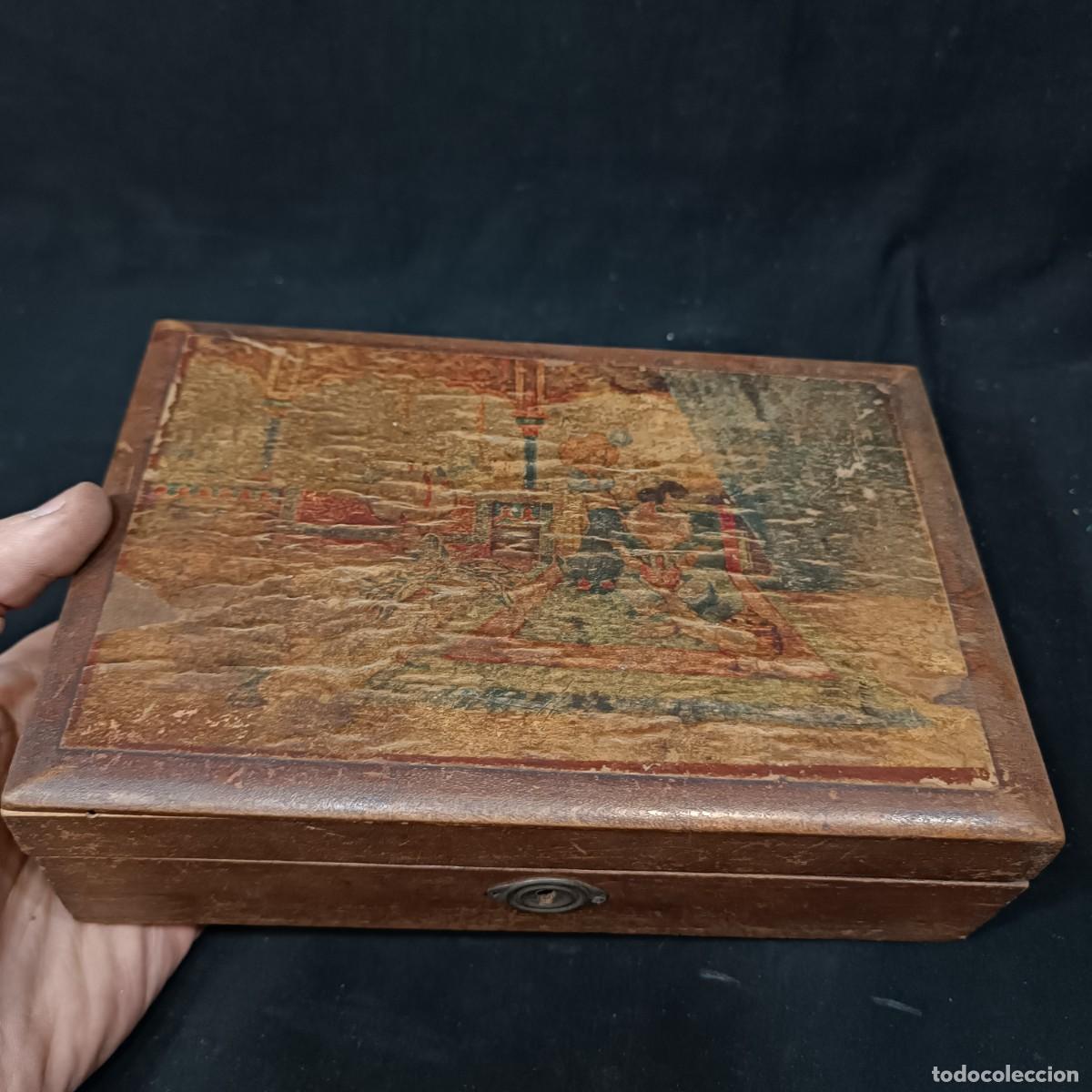 Cajas de madera ornamentales / Caja de bolígrafos de madera