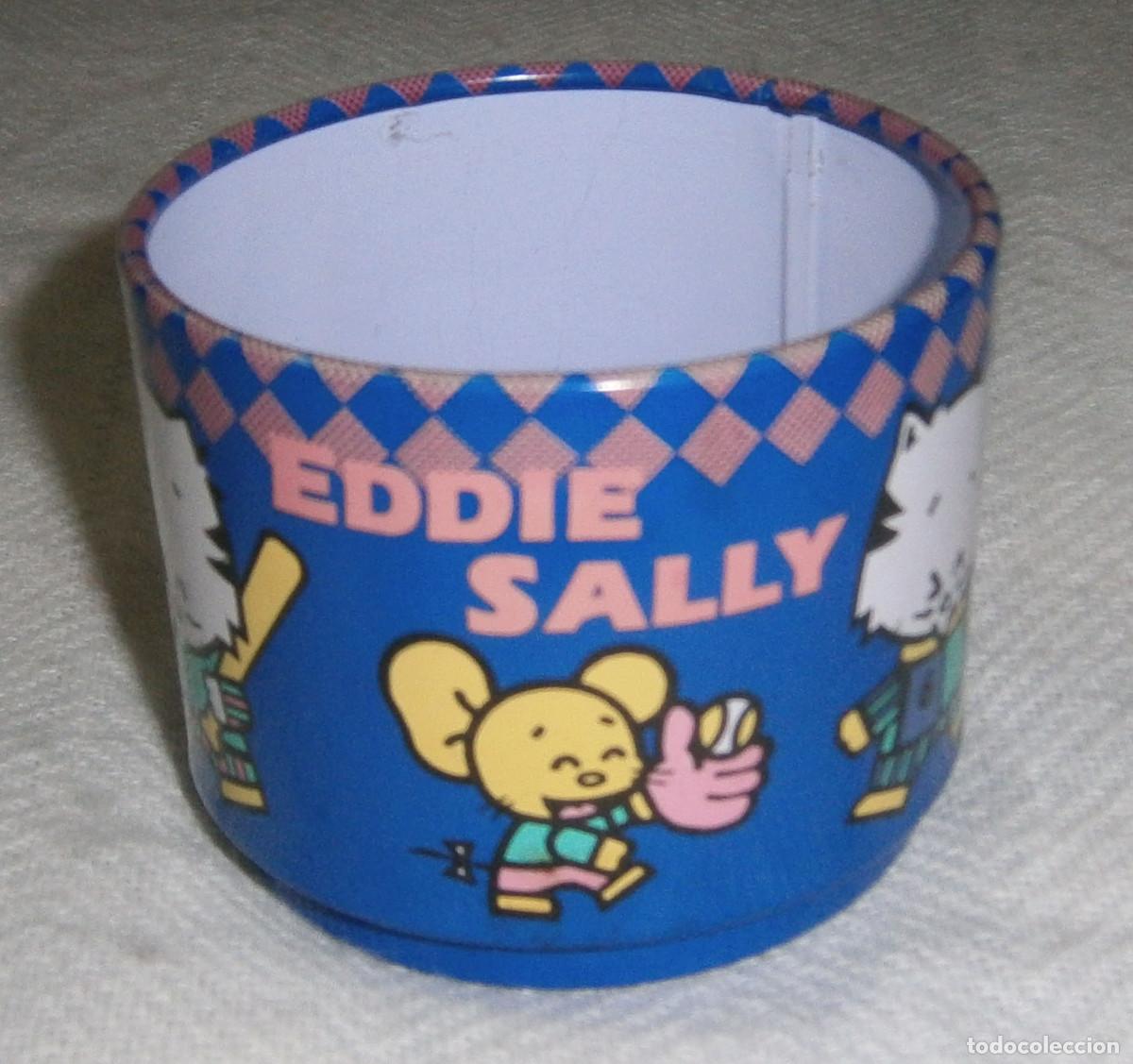 Blechdosen und Kisten: Bote metalico de Eddie Sally 6 cms y medio alto x 8 cms de base